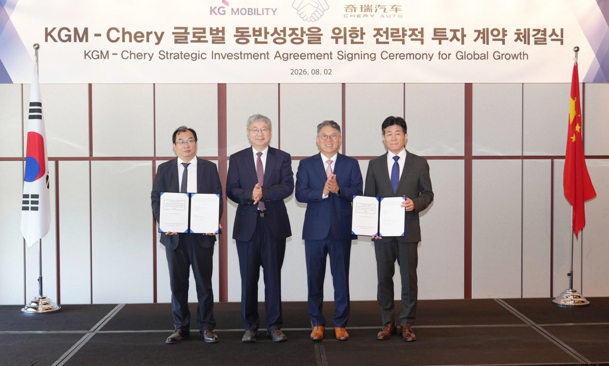 "중국산 뼈대 들어간 국산 SUV?"…중국에 1,100억 받아 내놓는 신차 2 KGM·체리 차세대 SUV 공동개발